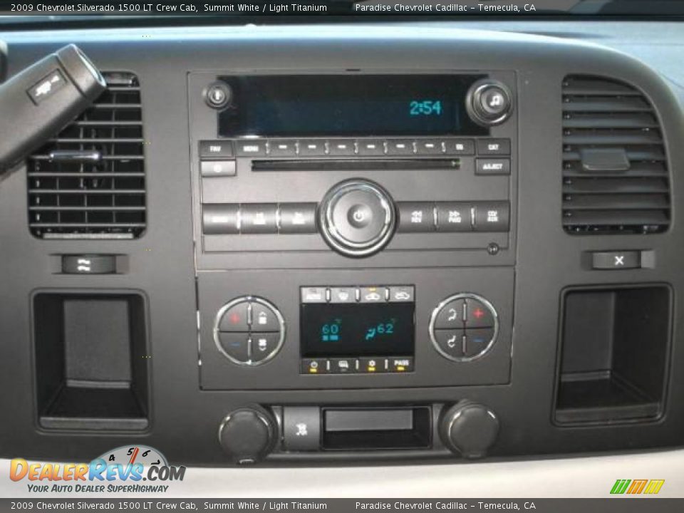 2009 Chevrolet Silverado 1500 LT Crew Cab Summit White / Light Titanium Photo #19