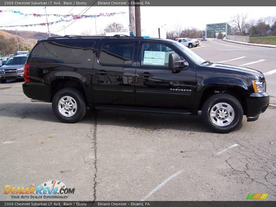 2009 Chevrolet Suburban LT 4x4 Black / Ebony Photo #1
