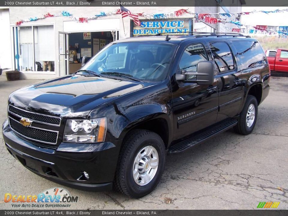 2009 Chevrolet Suburban LT 4x4 Black / Ebony Photo #3
