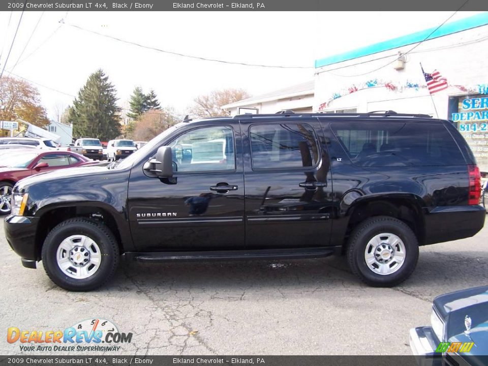 2009 Chevrolet Suburban LT 4x4 Black / Ebony Photo #4
