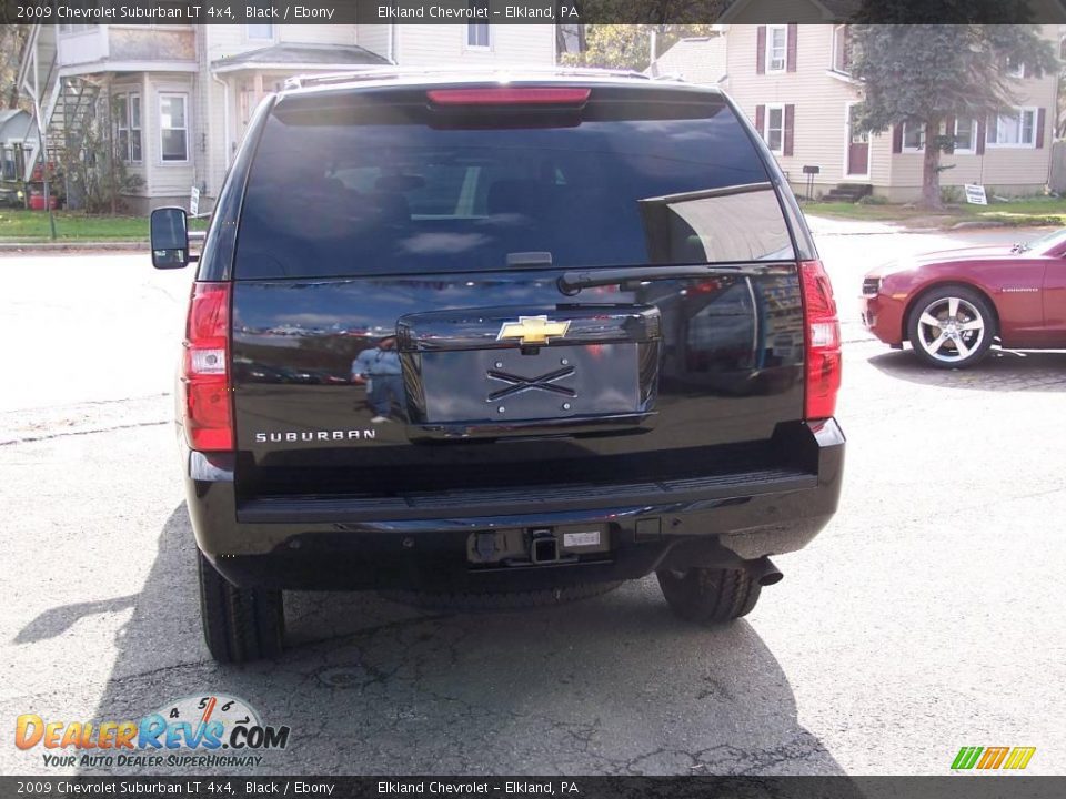 2009 Chevrolet Suburban LT 4x4 Black / Ebony Photo #5
