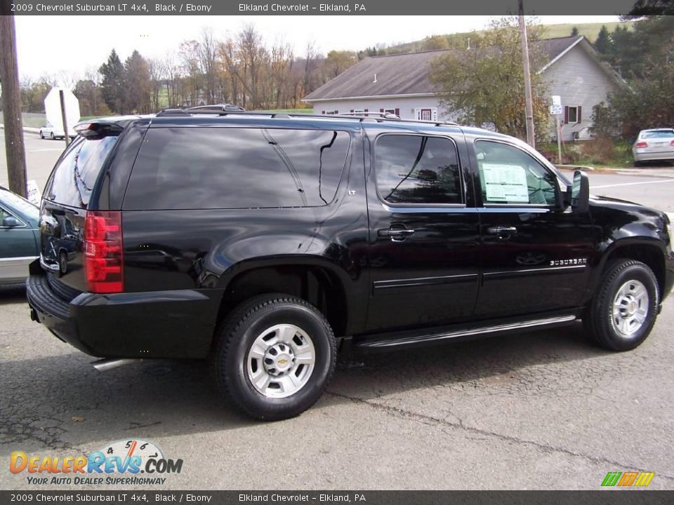 2009 Chevrolet Suburban LT 4x4 Black / Ebony Photo #6