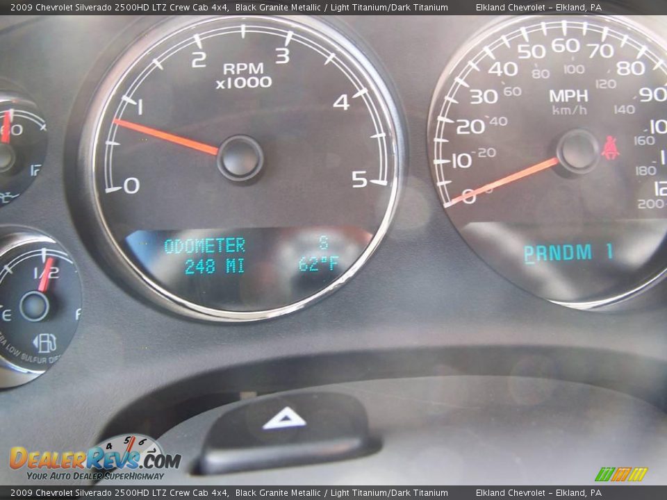 2009 Chevrolet Silverado 2500HD LTZ Crew Cab 4x4 Black Granite Metallic / Light Titanium/Dark Titanium Photo #18