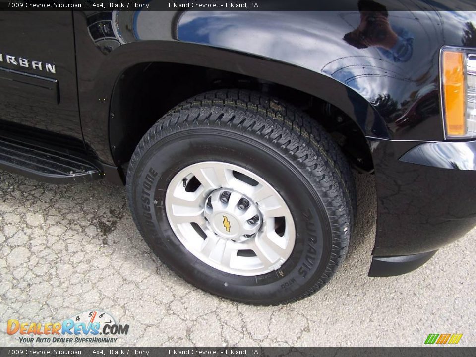2009 Chevrolet Suburban LT 4x4 Black / Ebony Photo #21