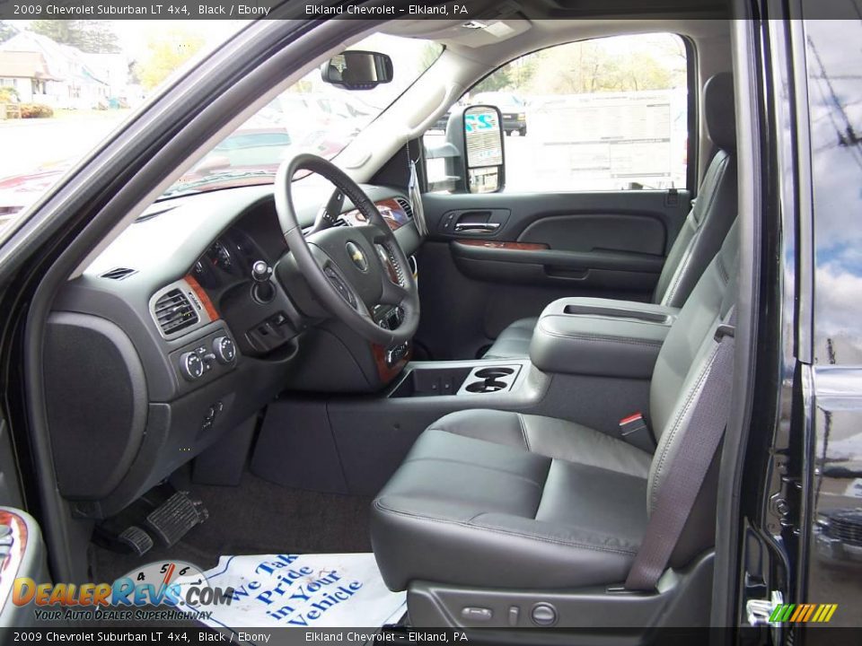 2009 Chevrolet Suburban LT 4x4 Black / Ebony Photo #22