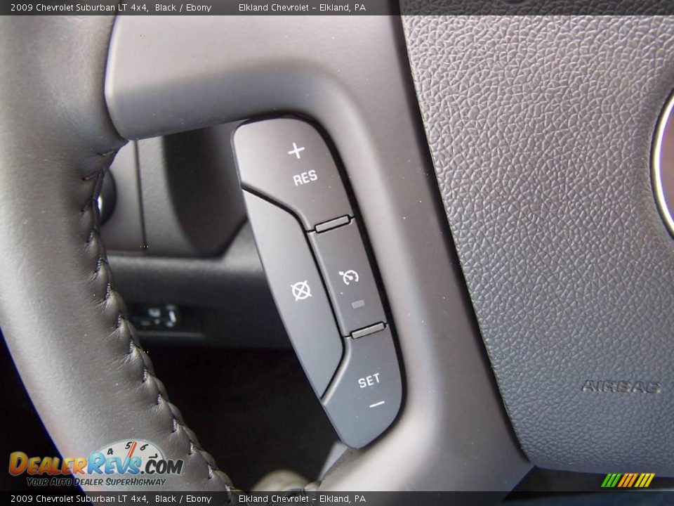 2009 Chevrolet Suburban LT 4x4 Black / Ebony Photo #25