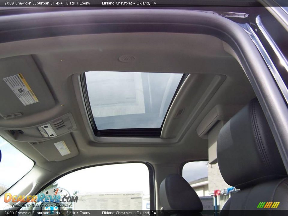 2009 Chevrolet Suburban LT 4x4 Black / Ebony Photo #34