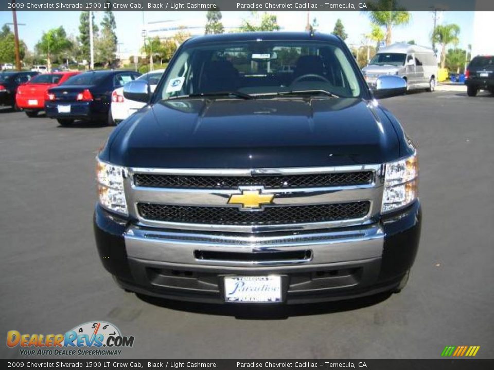 2009 Chevrolet Silverado 1500 LT Crew Cab Black / Light Cashmere Photo #2