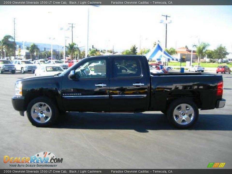 2009 Chevrolet Silverado 1500 LT Crew Cab Black / Light Cashmere Photo #4