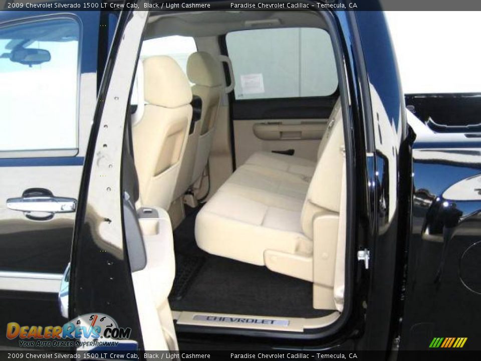 2009 Chevrolet Silverado 1500 LT Crew Cab Black / Light Cashmere Photo #15
