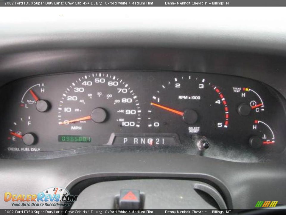 2002 Ford F350 Super Duty Lariat Crew Cab 4x4 Dually Oxford White / Medium Flint Photo #15