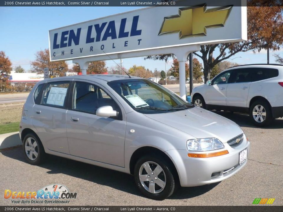 2006 Chevrolet Aveo LS Hatchback Cosmic Silver / Charcoal Photo #1