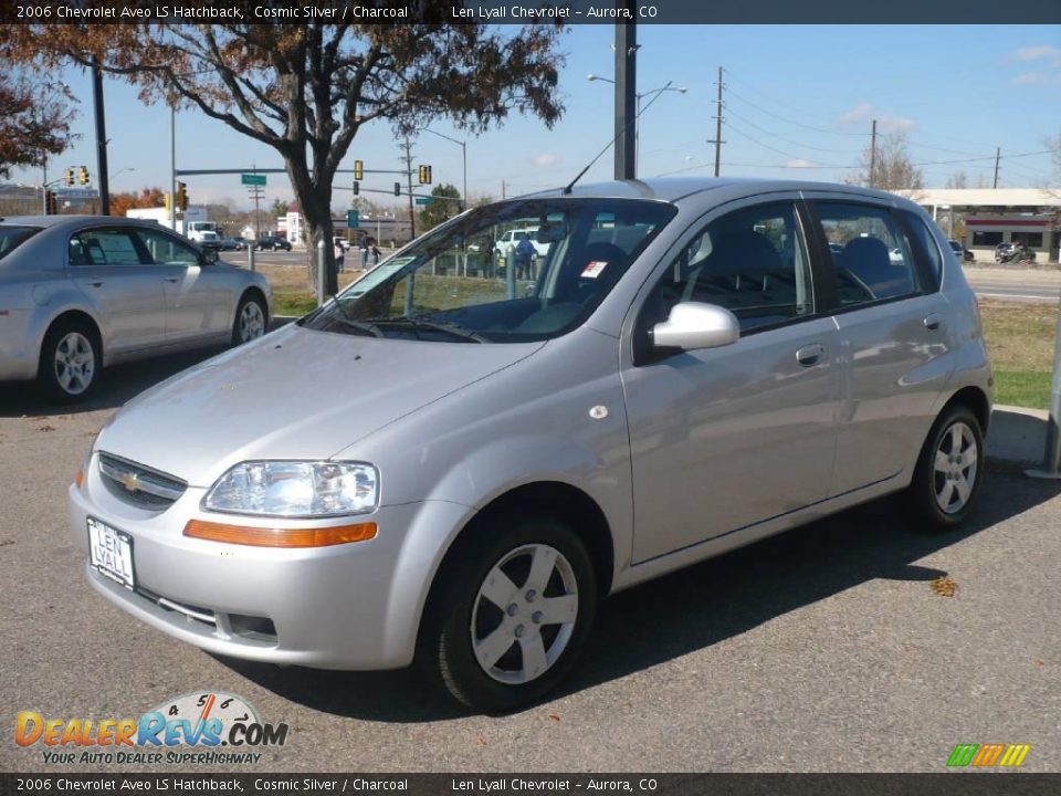 2006 Chevrolet Aveo LS Hatchback Cosmic Silver / Charcoal Photo #3