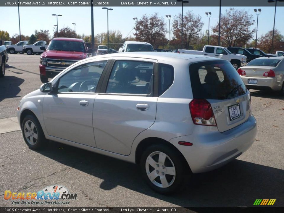 2006 Chevrolet Aveo LS Hatchback Cosmic Silver / Charcoal Photo #4