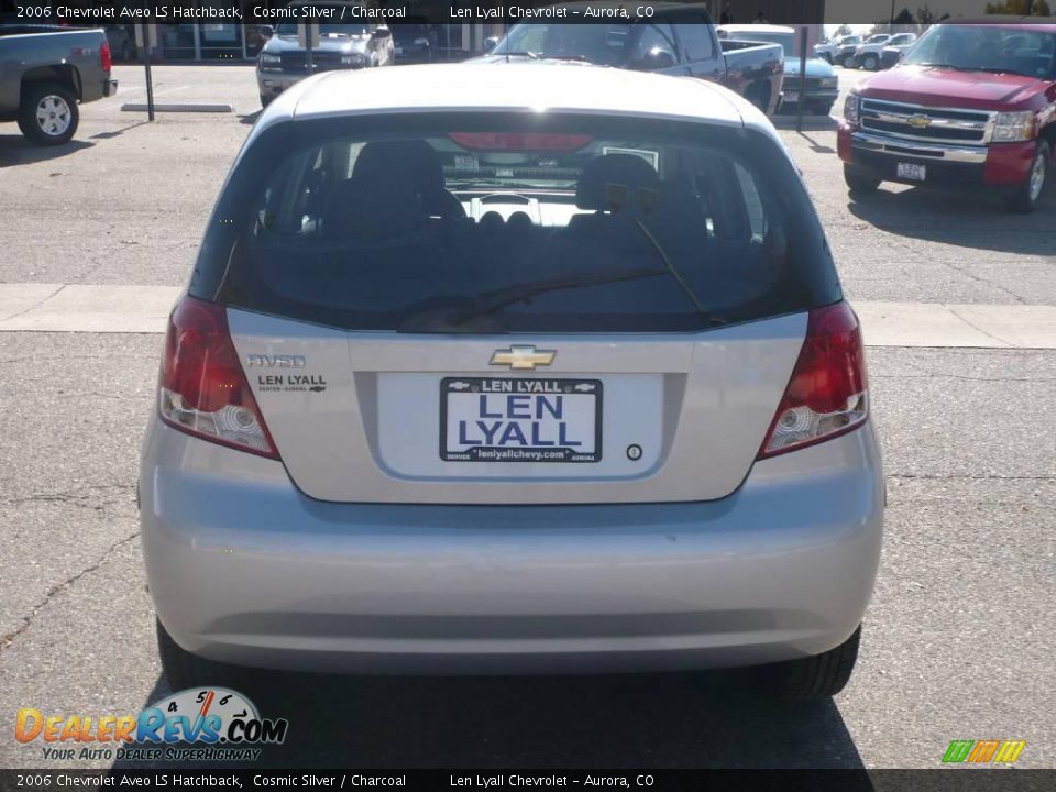 2006 Chevrolet Aveo LS Hatchback Cosmic Silver / Charcoal Photo #5