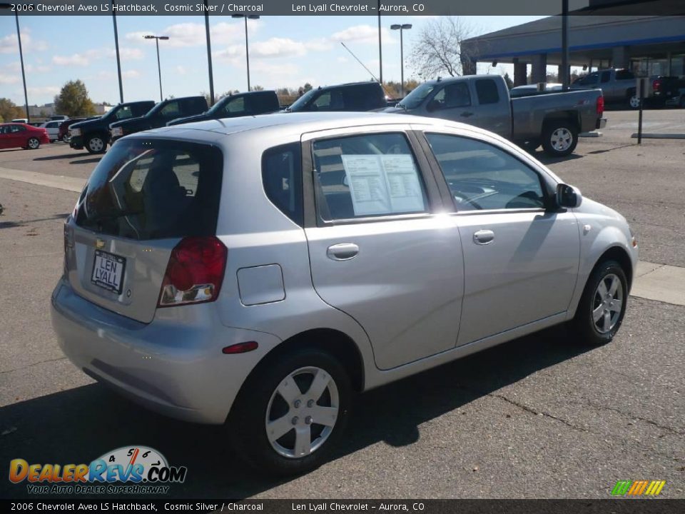 2006 Chevrolet Aveo LS Hatchback Cosmic Silver / Charcoal Photo #6