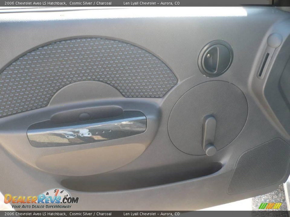 2006 Chevrolet Aveo LS Hatchback Cosmic Silver / Charcoal Photo #7
