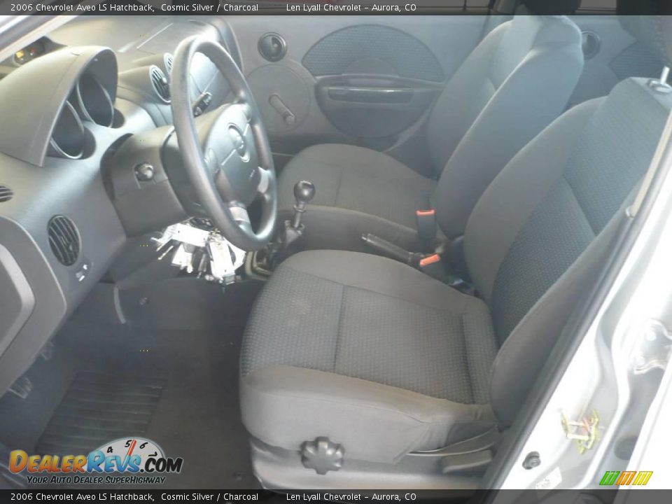 2006 Chevrolet Aveo LS Hatchback Cosmic Silver / Charcoal Photo #8