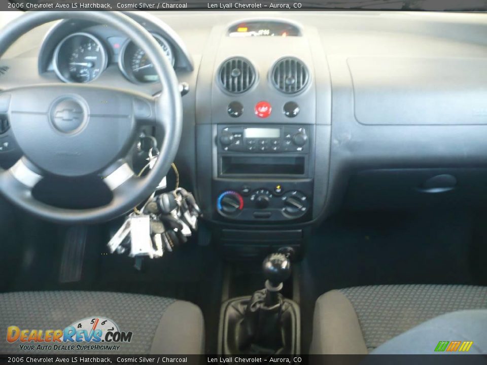 2006 Chevrolet Aveo LS Hatchback Cosmic Silver / Charcoal Photo #14