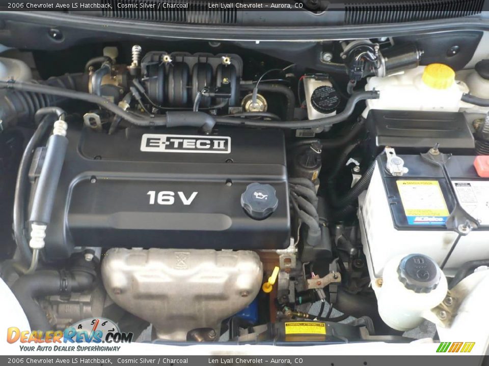 2006 Chevrolet Aveo LS Hatchback Cosmic Silver / Charcoal Photo #18