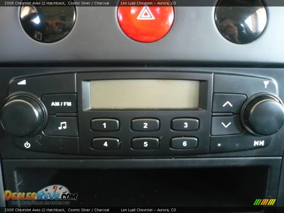 2006 Chevrolet Aveo LS Hatchback Cosmic Silver / Charcoal Photo #20