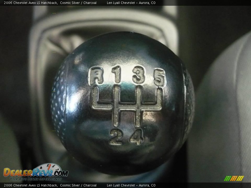 2006 Chevrolet Aveo LS Hatchback Cosmic Silver / Charcoal Photo #22