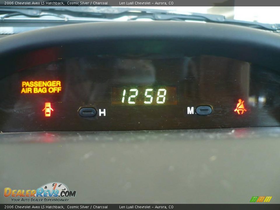 2006 Chevrolet Aveo LS Hatchback Cosmic Silver / Charcoal Photo #23