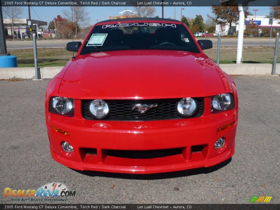 2005 Ford Mustang GT Deluxe Convertible Torch Red / Dark Charcoal Photo #2