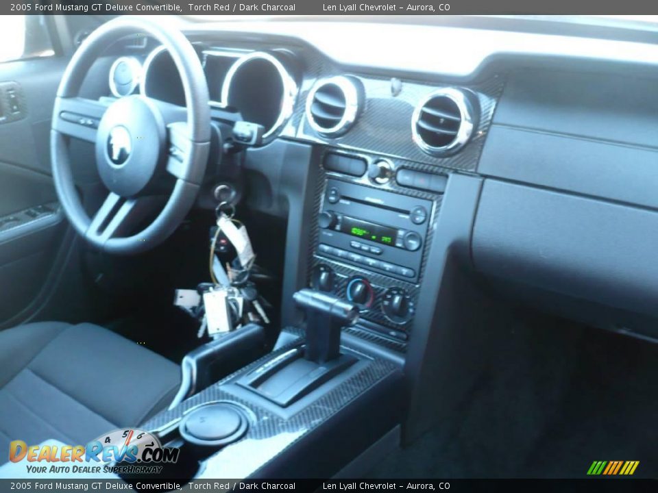2005 Ford Mustang GT Deluxe Convertible Torch Red / Dark Charcoal Photo #14