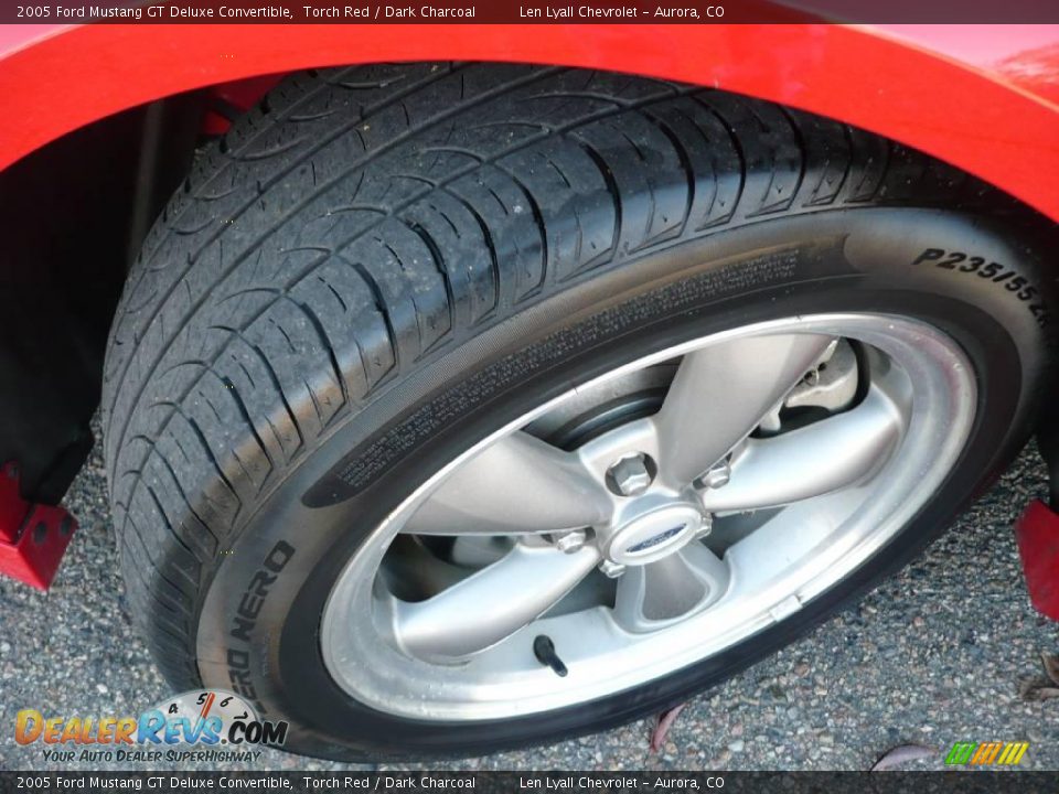 2005 Ford Mustang GT Deluxe Convertible Torch Red / Dark Charcoal Photo #21