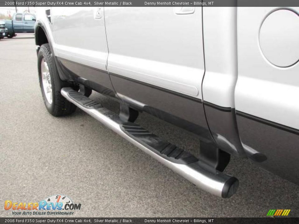 2008 Ford F350 Super Duty FX4 Crew Cab 4x4 Silver Metallic / Black Photo #9