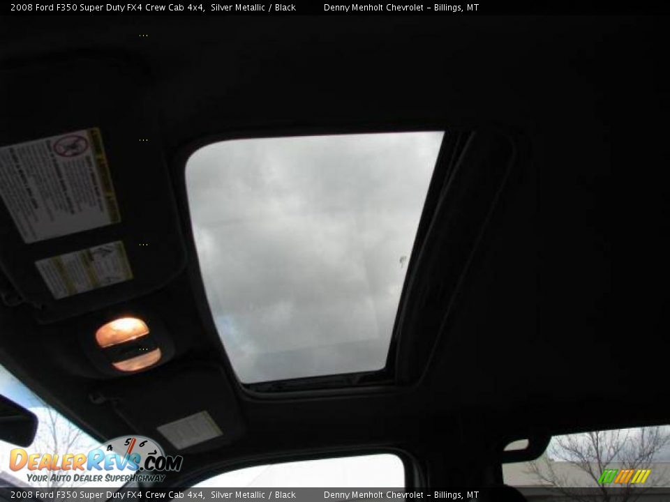 2008 Ford F350 Super Duty FX4 Crew Cab 4x4 Silver Metallic / Black Photo #13
