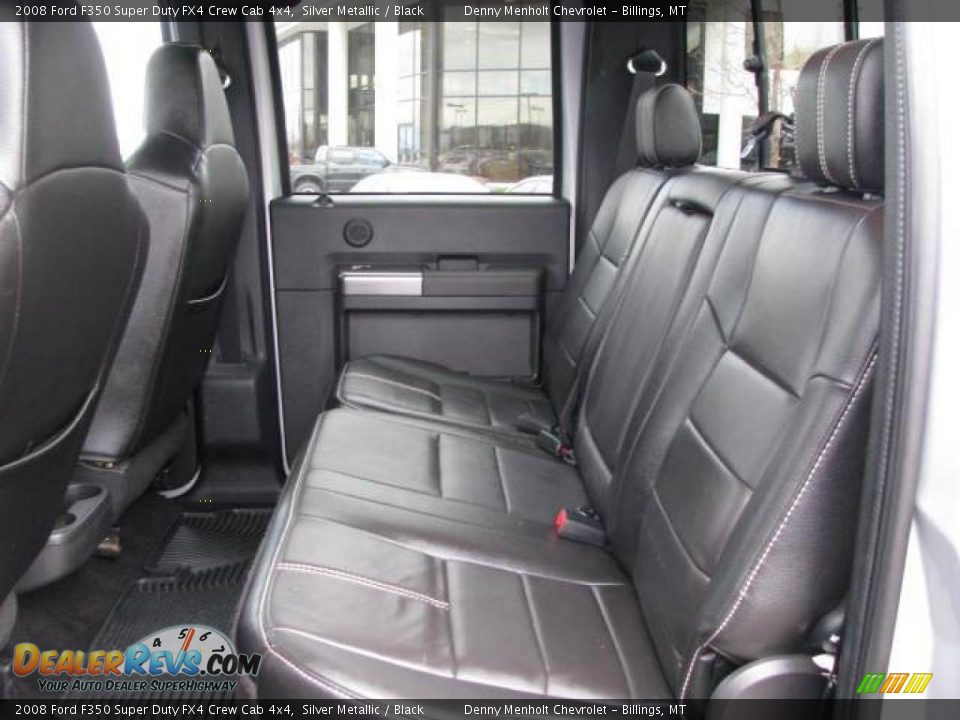 2008 Ford F350 Super Duty FX4 Crew Cab 4x4 Silver Metallic / Black Photo #14