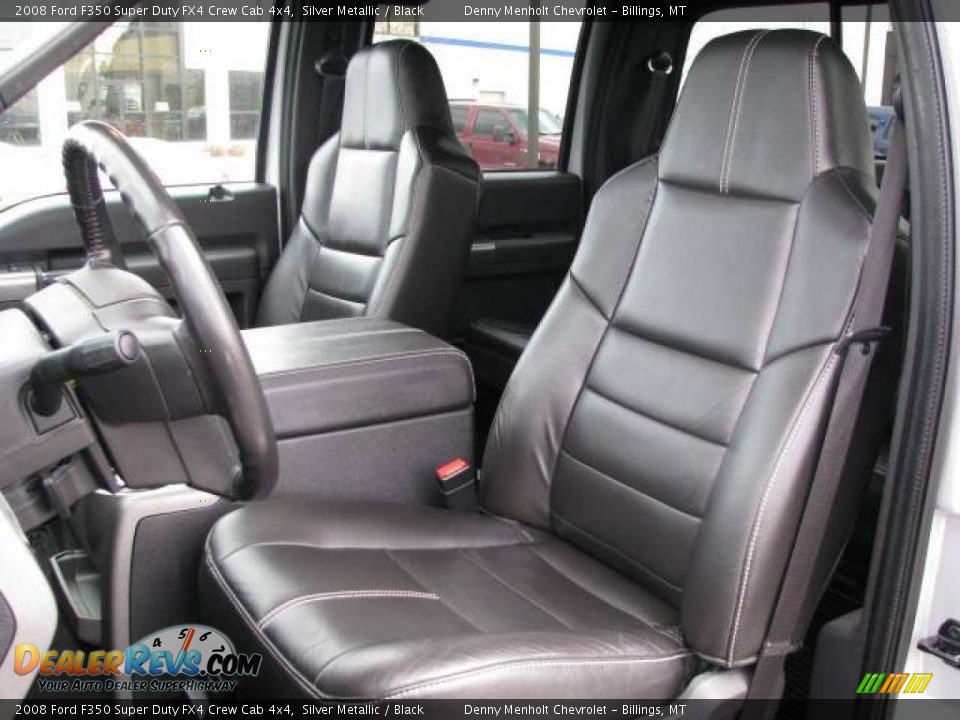 2008 Ford F350 Super Duty FX4 Crew Cab 4x4 Silver Metallic / Black Photo #15