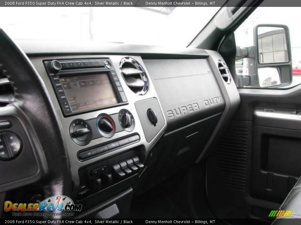 2008 Ford F350 Super Duty FX4 Crew Cab 4x4 Silver Metallic / Black Photo #17