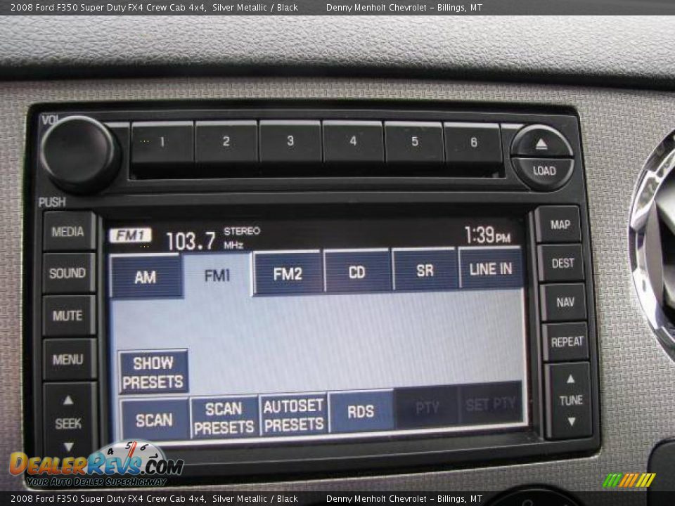 2008 Ford F350 Super Duty FX4 Crew Cab 4x4 Silver Metallic / Black Photo #18