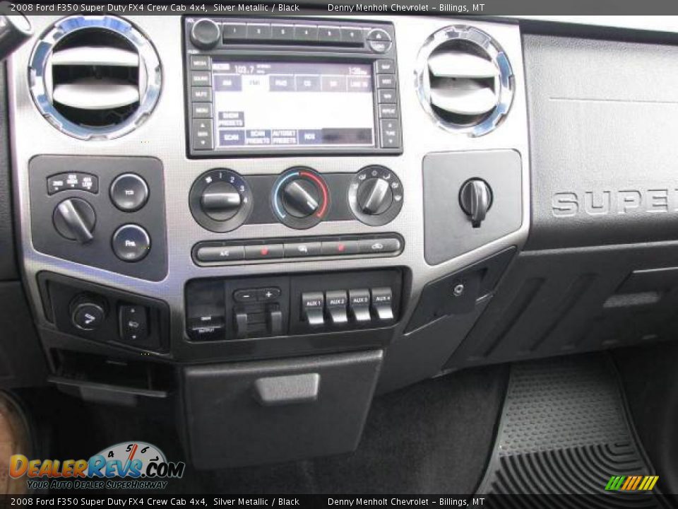 2008 Ford F350 Super Duty FX4 Crew Cab 4x4 Silver Metallic / Black Photo #19