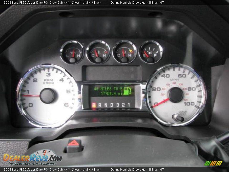 2008 Ford F350 Super Duty FX4 Crew Cab 4x4 Silver Metallic / Black Photo #20