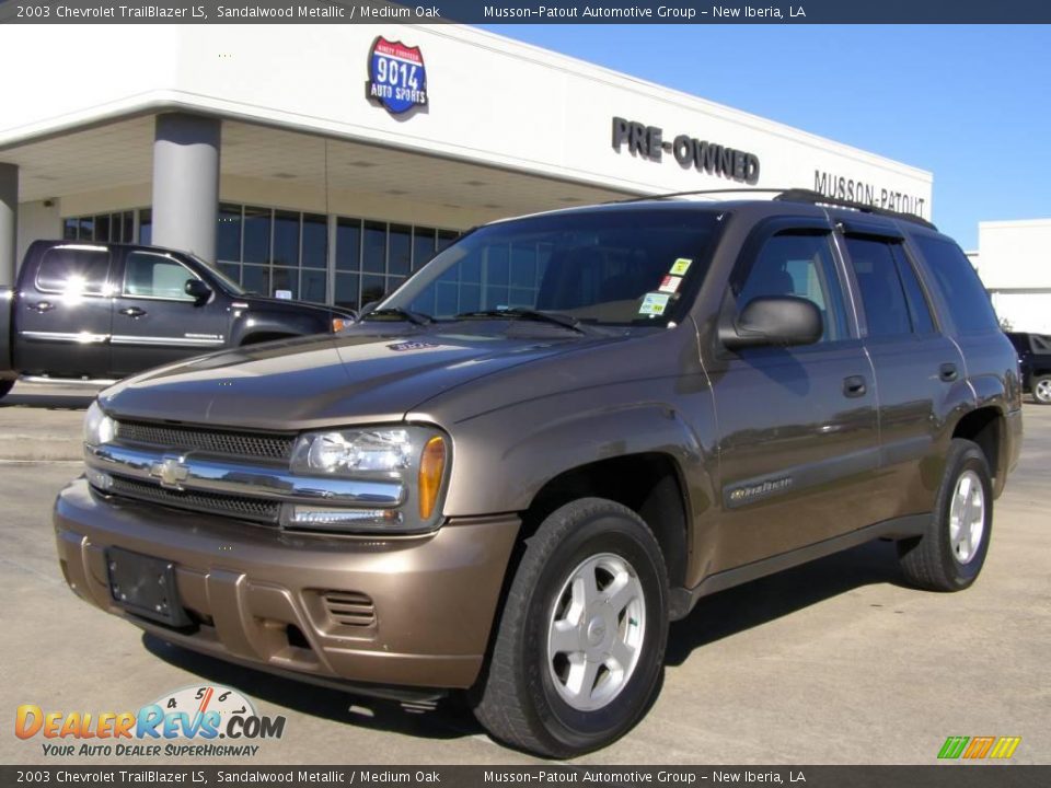 2003 Chevrolet TrailBlazer LS Sandalwood Metallic / Medium Oak Photo #1