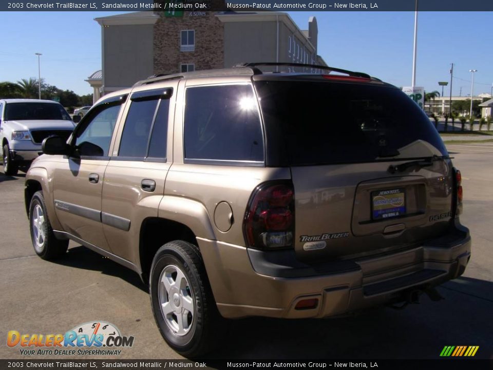 2003 Chevrolet TrailBlazer LS Sandalwood Metallic / Medium Oak Photo #3