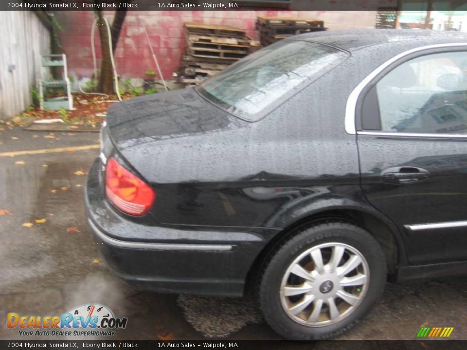 2004 Hyundai Sonata LX Ebony Black / Black Photo #14