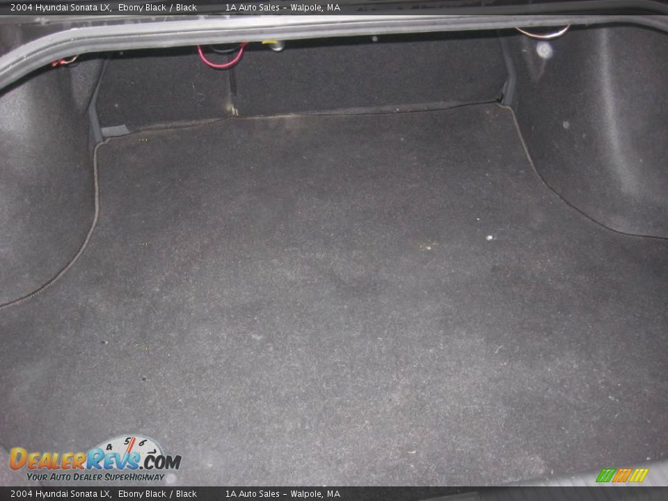 2004 Hyundai Sonata LX Ebony Black / Black Photo #20