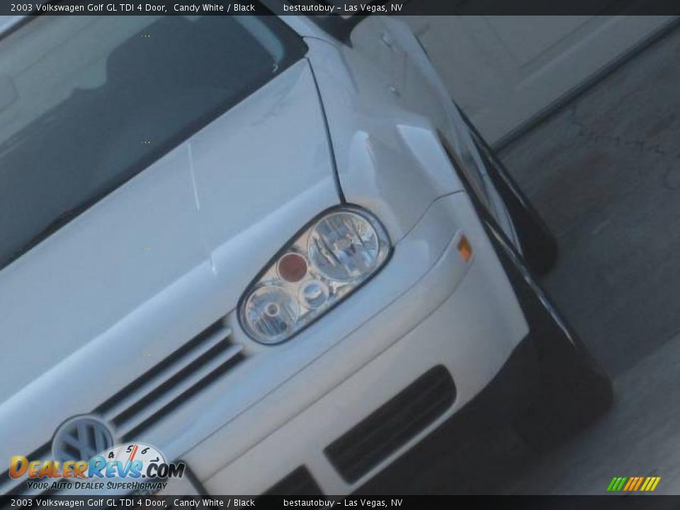 2003 Volkswagen Golf GL TDI 4 Door Candy White / Black Photo #4