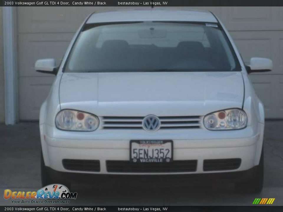 2003 Volkswagen Golf GL TDI 4 Door Candy White / Black Photo #5