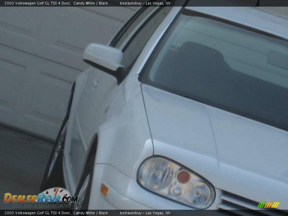 2003 Volkswagen Golf GL TDI 4 Door Candy White / Black Photo #6