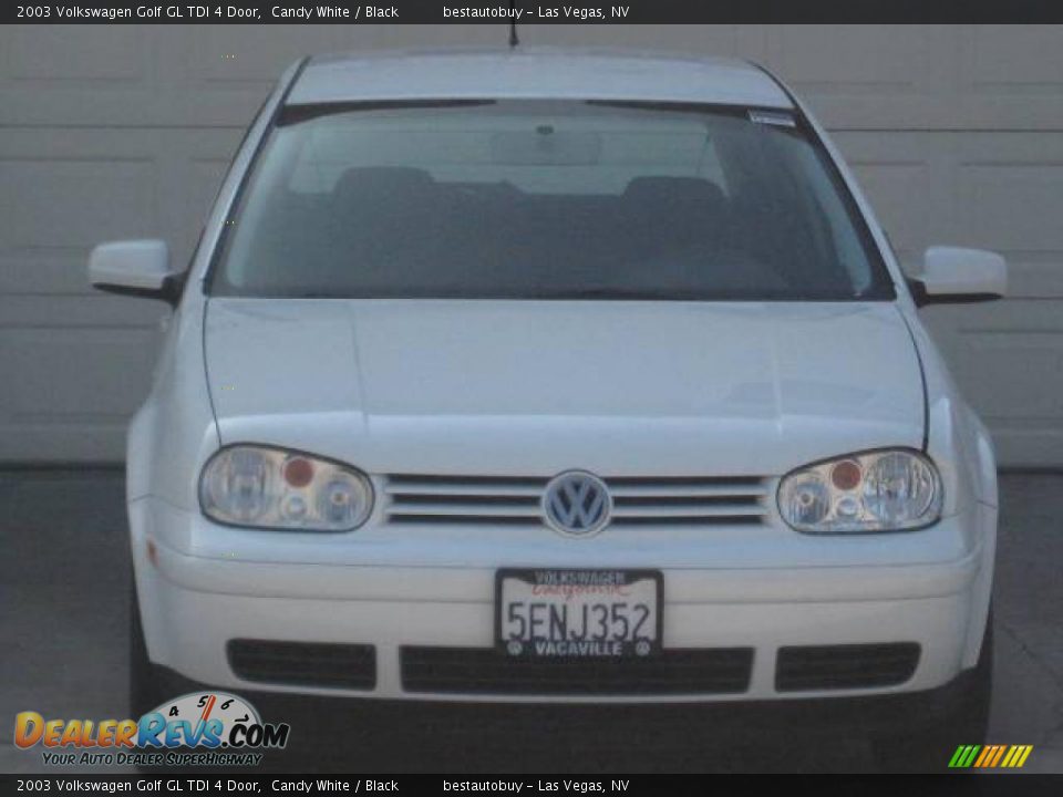 2003 Volkswagen Golf GL TDI 4 Door Candy White / Black Photo #7
