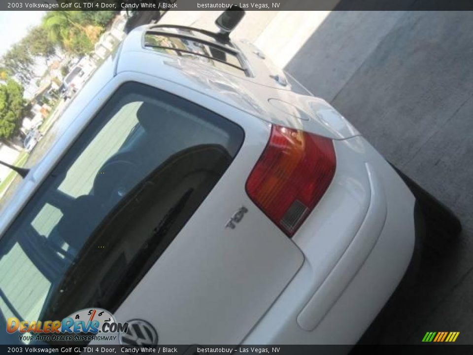 2003 Volkswagen Golf GL TDI 4 Door Candy White / Black Photo #23