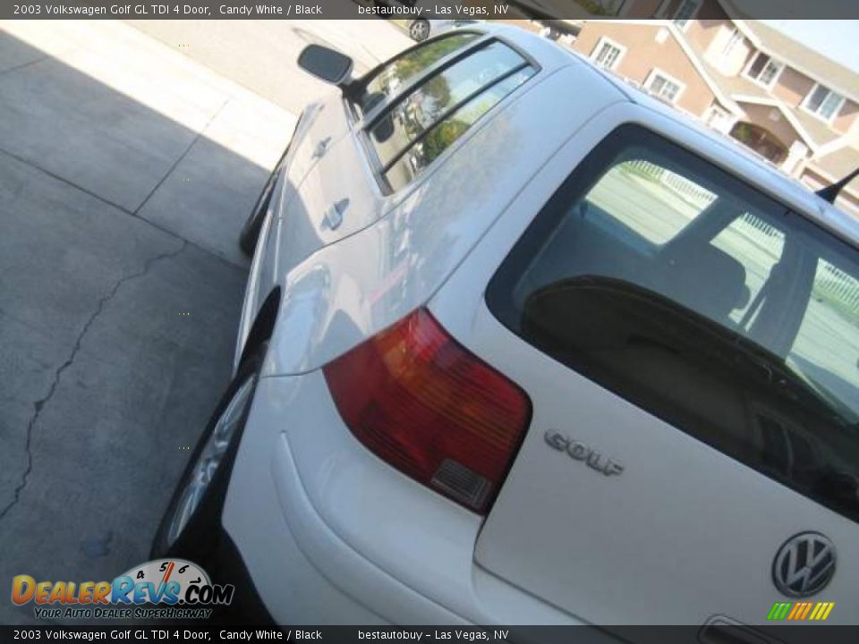 2003 Volkswagen Golf GL TDI 4 Door Candy White / Black Photo #25