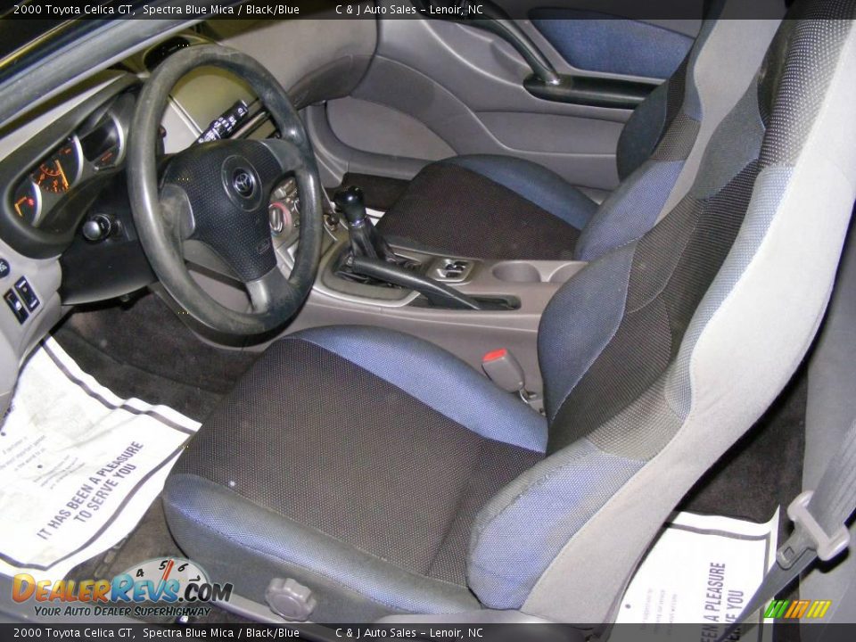2000 Toyota Celica GT Spectra Blue Mica / Black/Blue Photo #5