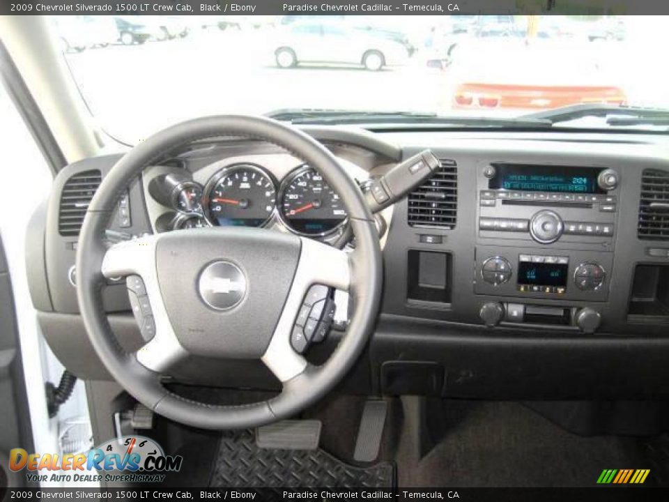 2009 Chevrolet Silverado 1500 LT Crew Cab Black / Ebony Photo #17
